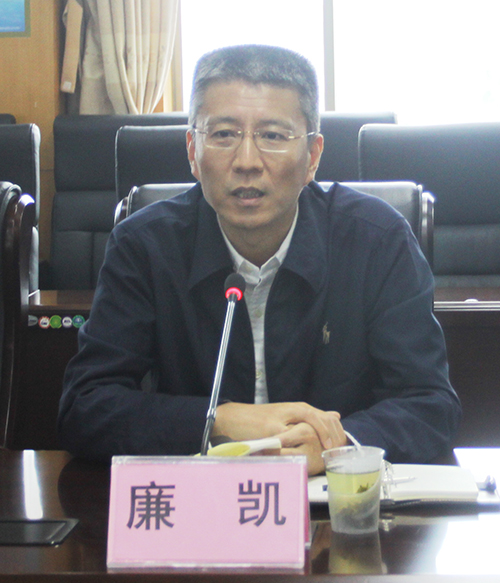 省经信委领导到我院宣布学院院长任职决定