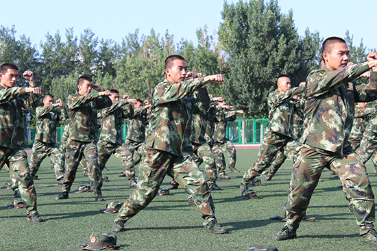 士官学院举办首届军体训练汇报表演,展示士官生风采